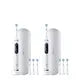 Oral-B iO9 Twin Pack, White Alabaster + White Alabaster